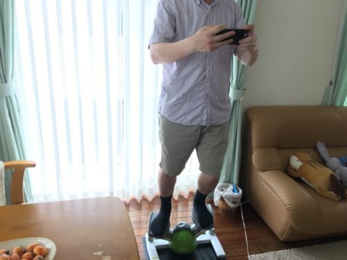 Youtubeみながら運動の図