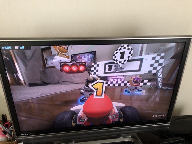 マリオカート ライブ ホームサーキットプレイ画面
