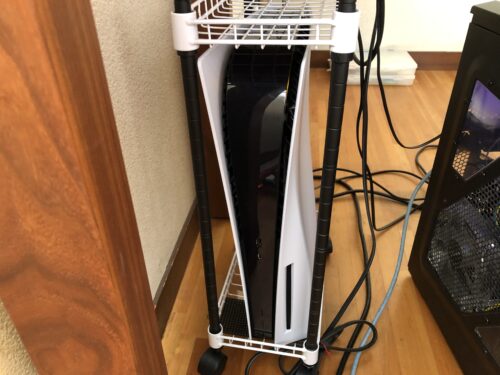 PS5収納ラック完成図